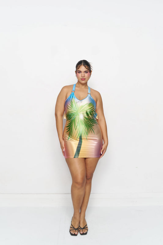 La Palma Mini Cross Back Dress